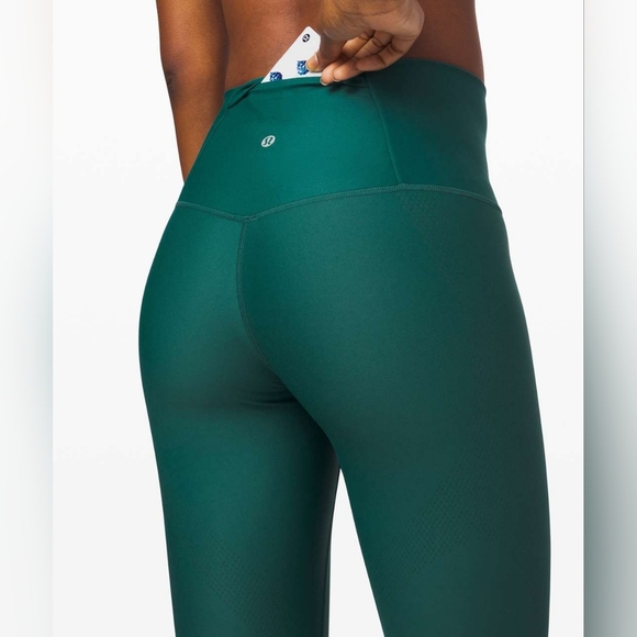 Lululemon Mapped Out High-Rise Tight 28" Leggings Laguna Green Size 4 Activewear - Picture 2 of 8